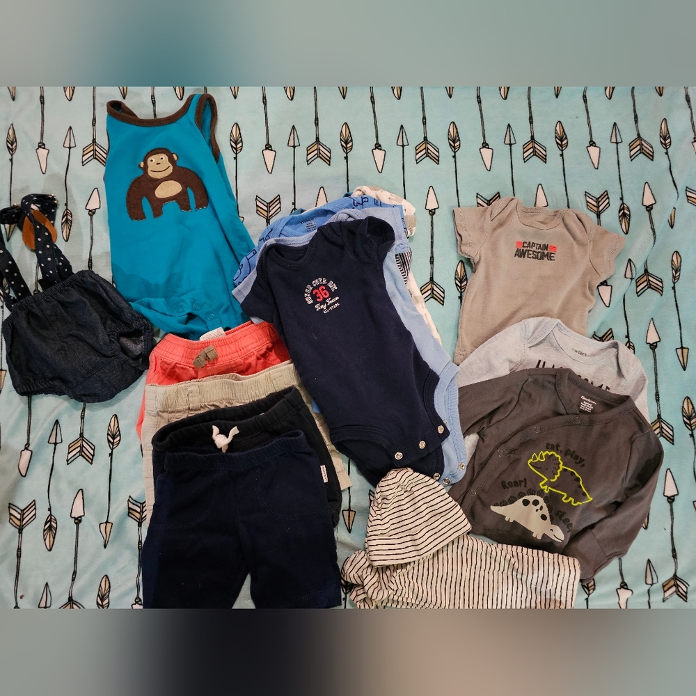 Newborn boy clothes bundle